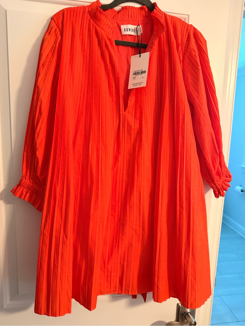 Sovere Dress Mini in Bright Orange